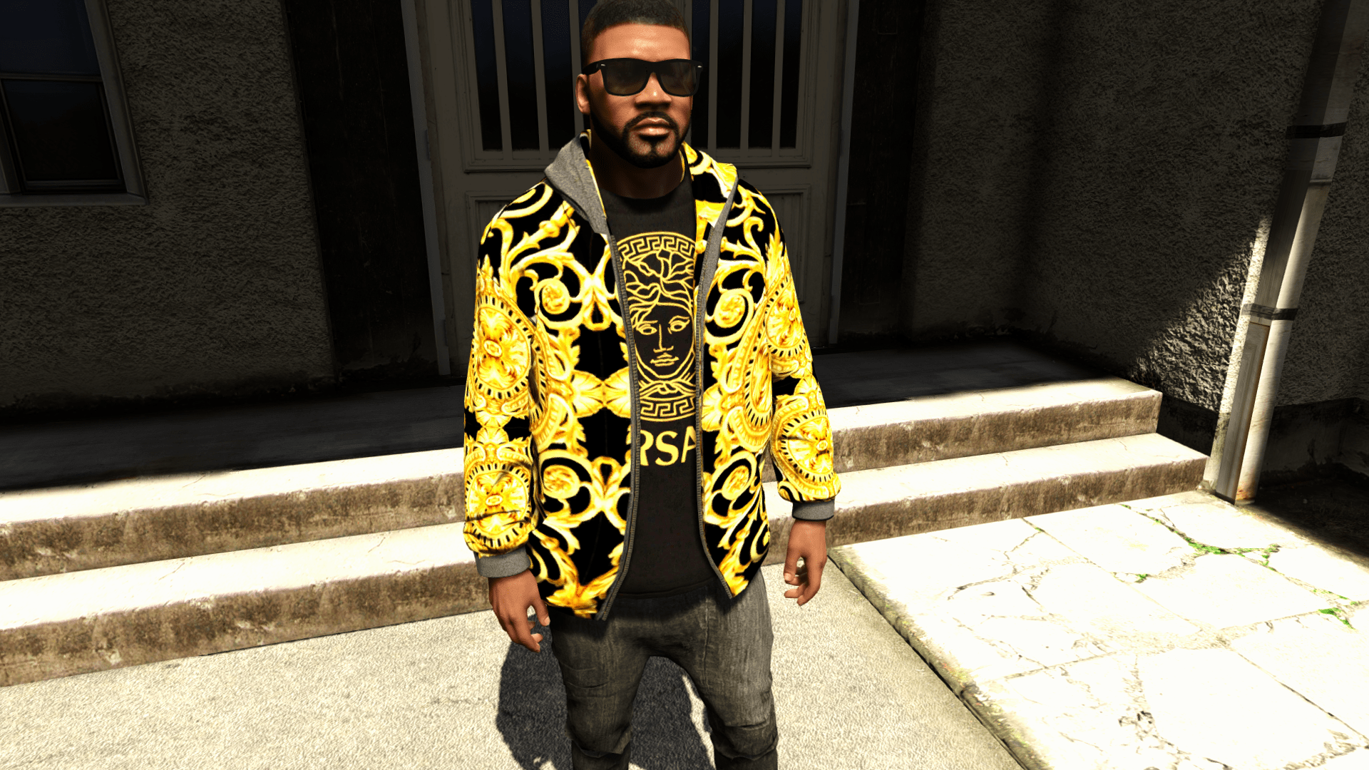 Versace Hoodie GTA5 Mods